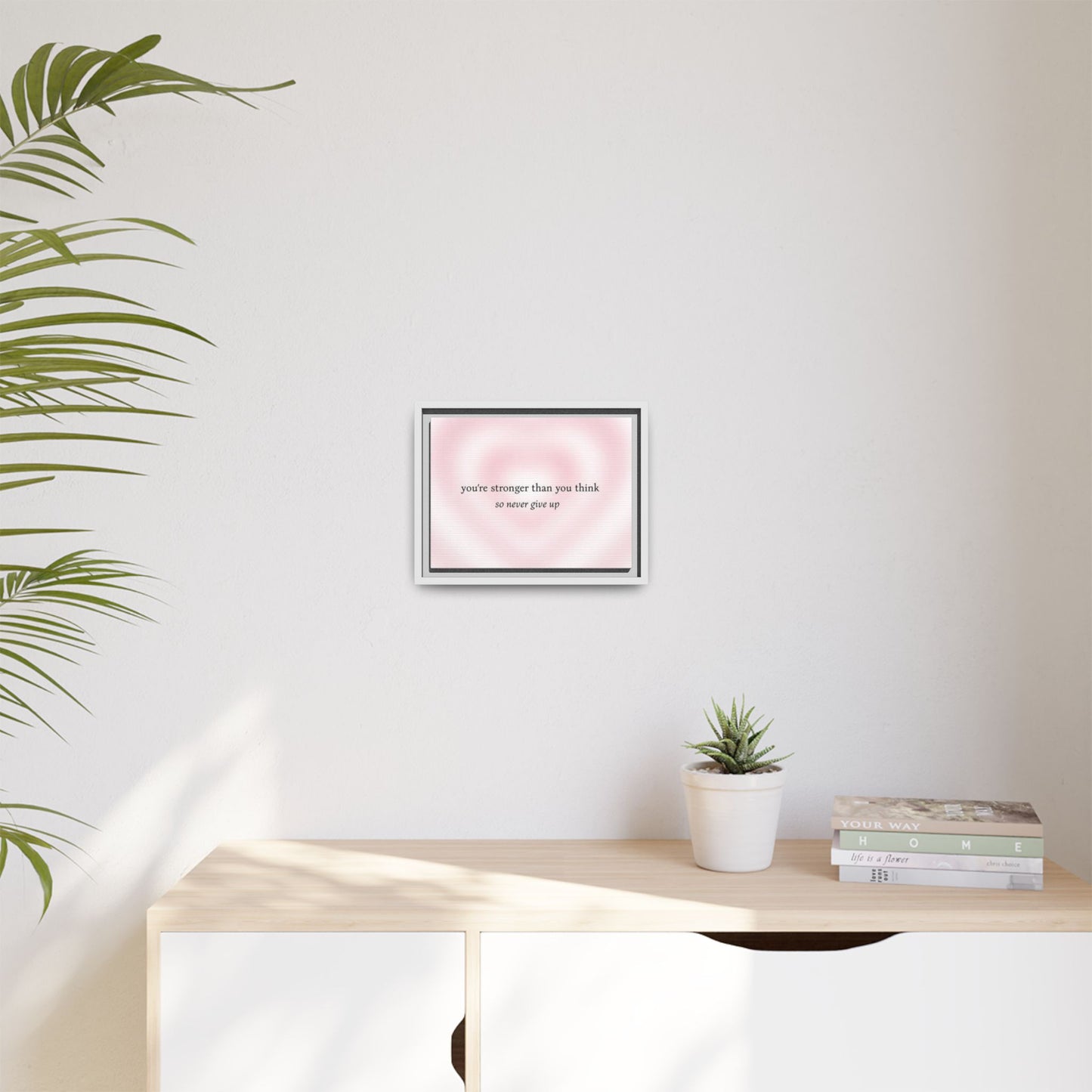 Canvas Art Print with Stunning Quote