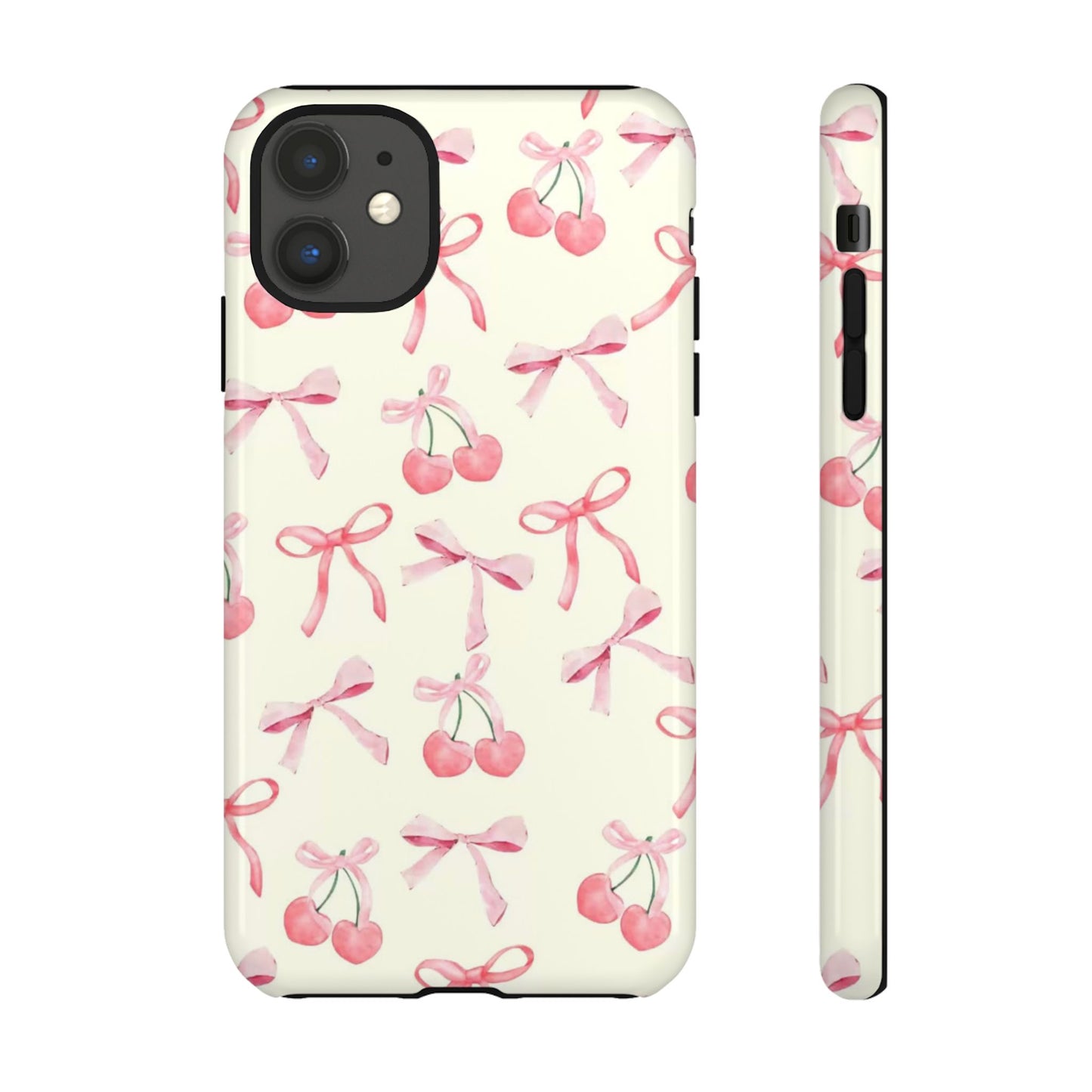 Cherry Blossom Phone Case - Cute Pink Bow Design