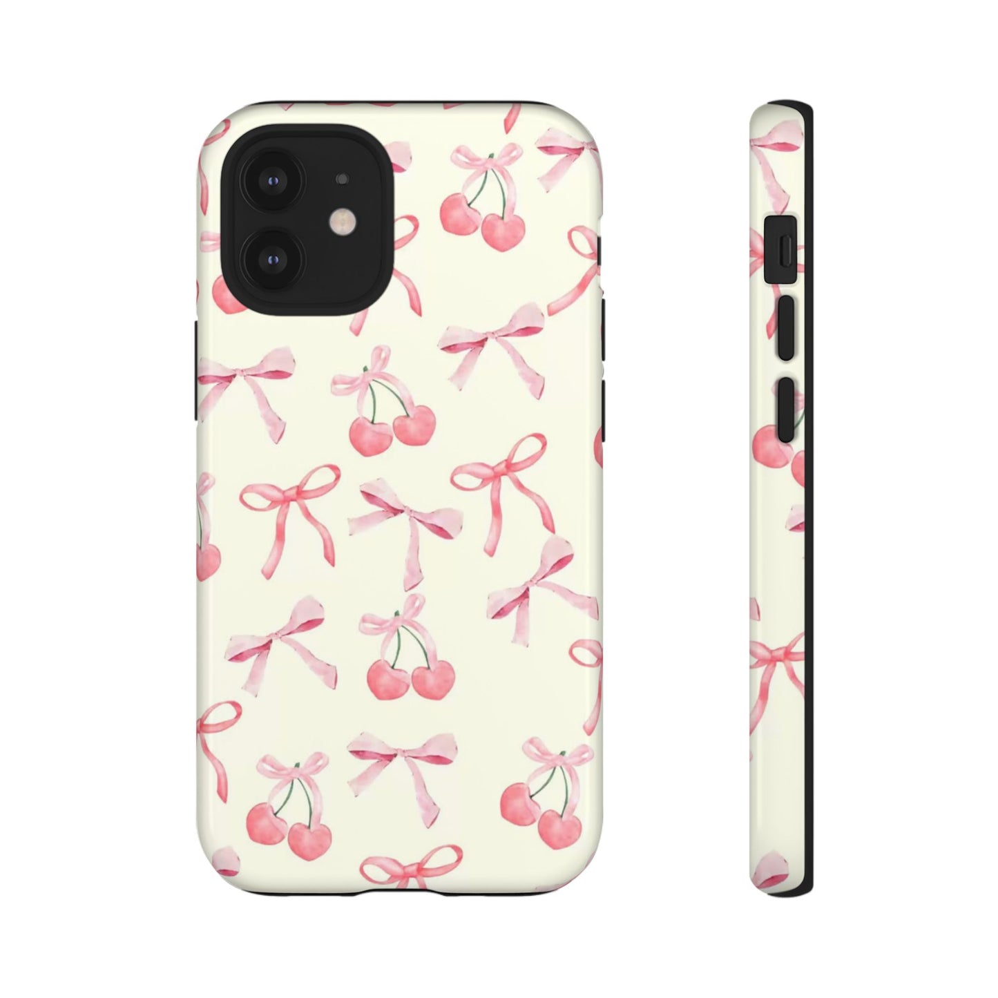 Cherry Blossom Phone Case - Cute Pink Bow Design