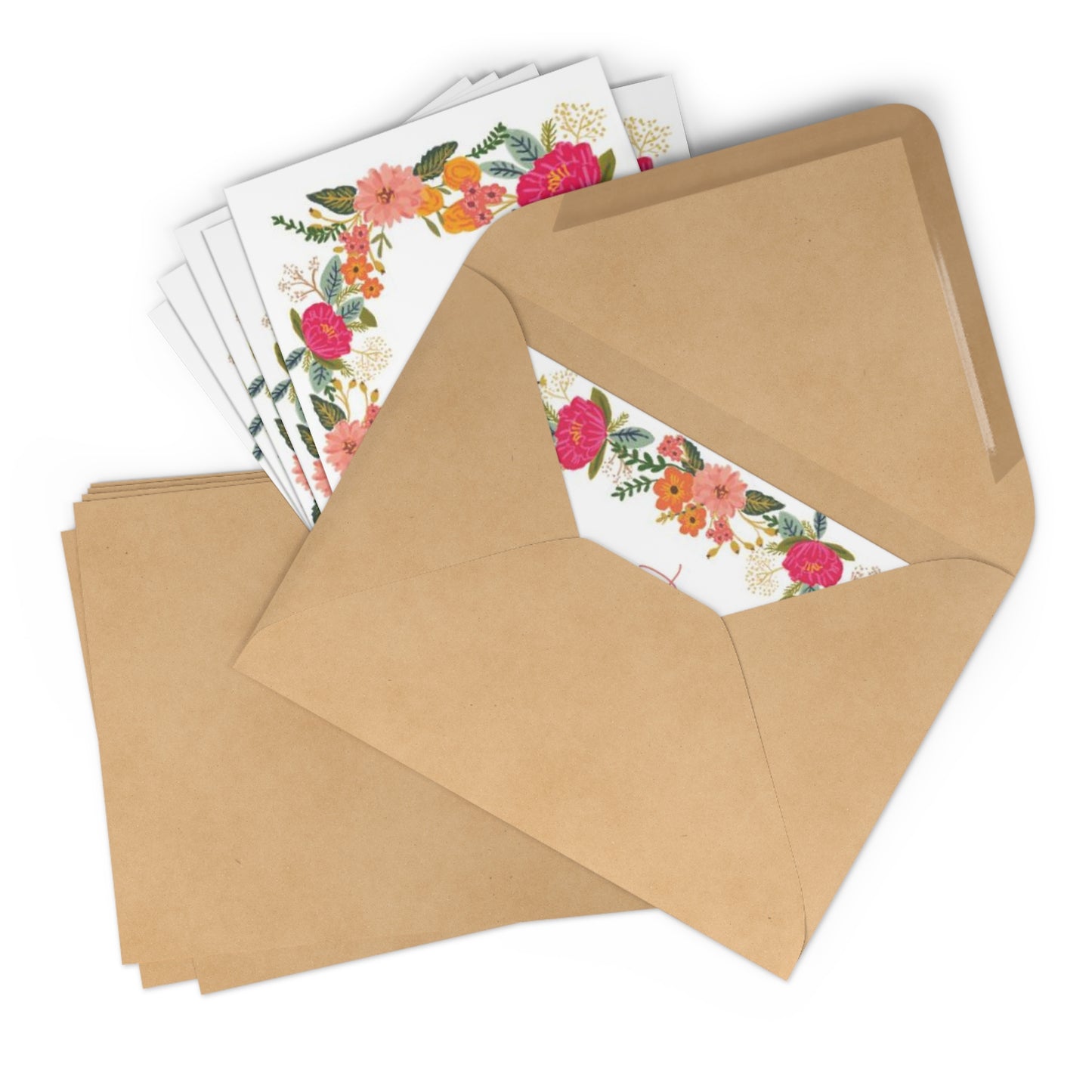 Floral Greeting Cards Set
