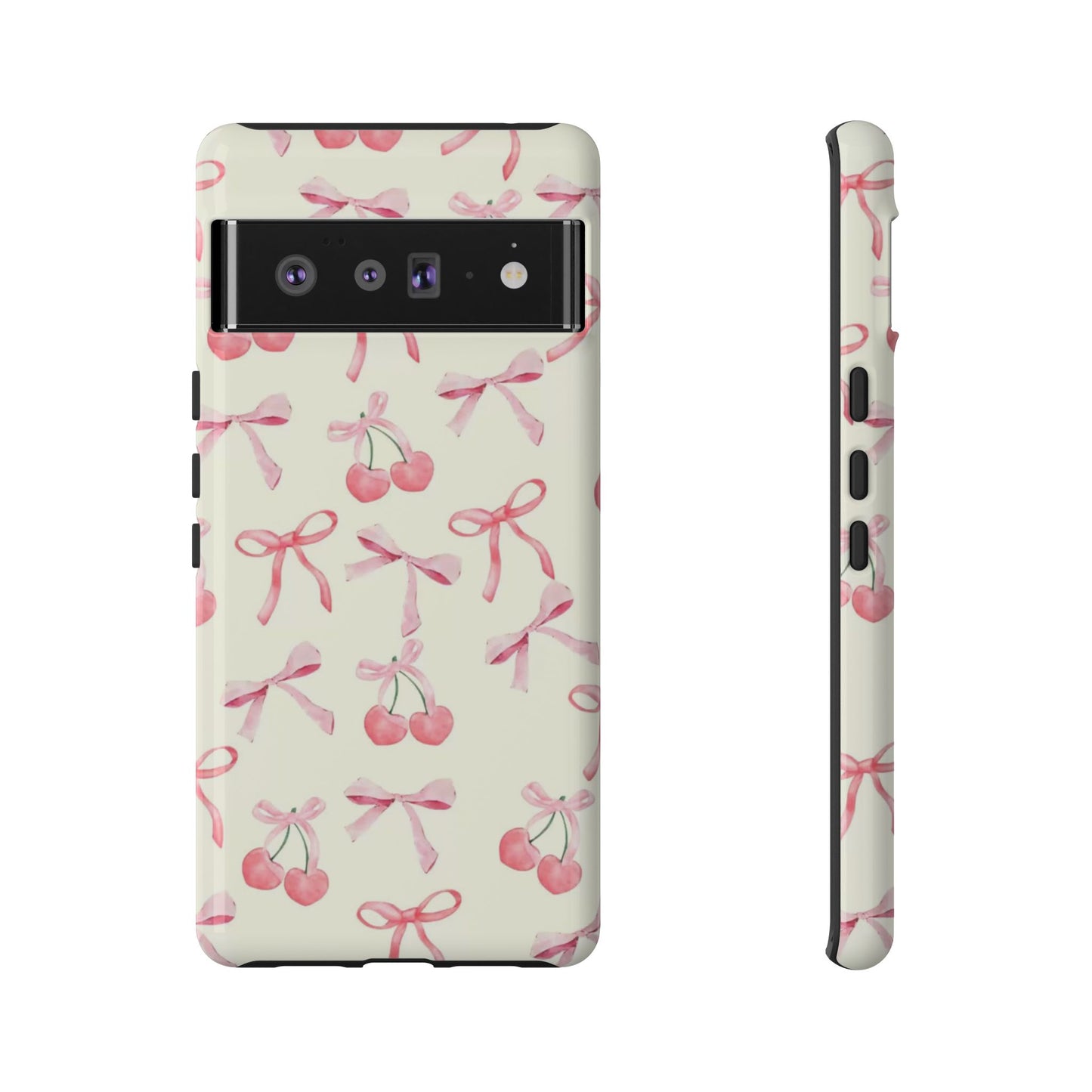 Cherry Blossom Phone Case - Cute Pink Bow Design