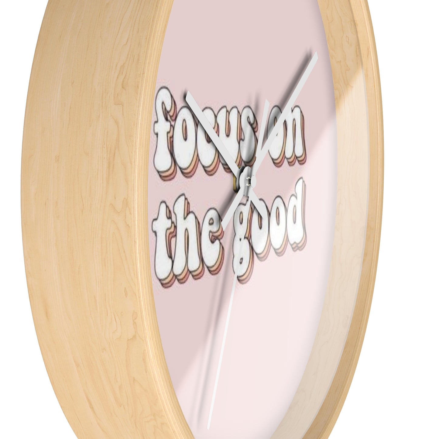 Good Vibes Wall Clock - Focus on the Good Clock