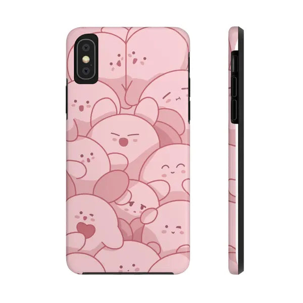 schattige beer patroon phonecase