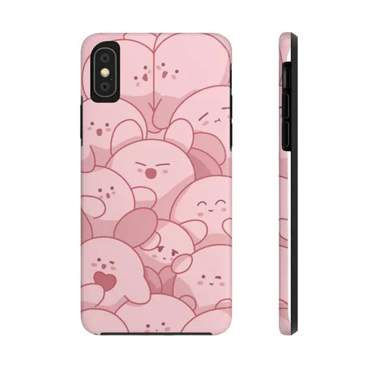 schattige beer patroon phonecase
